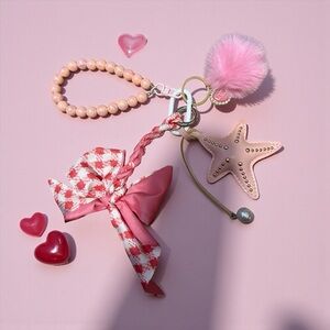 Bag charms 4 n1 Or key holder set